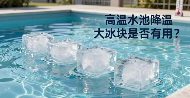 大冰块游泳池降温效果_滁州高温水池降温大冰块_冰块降温实际应用分析